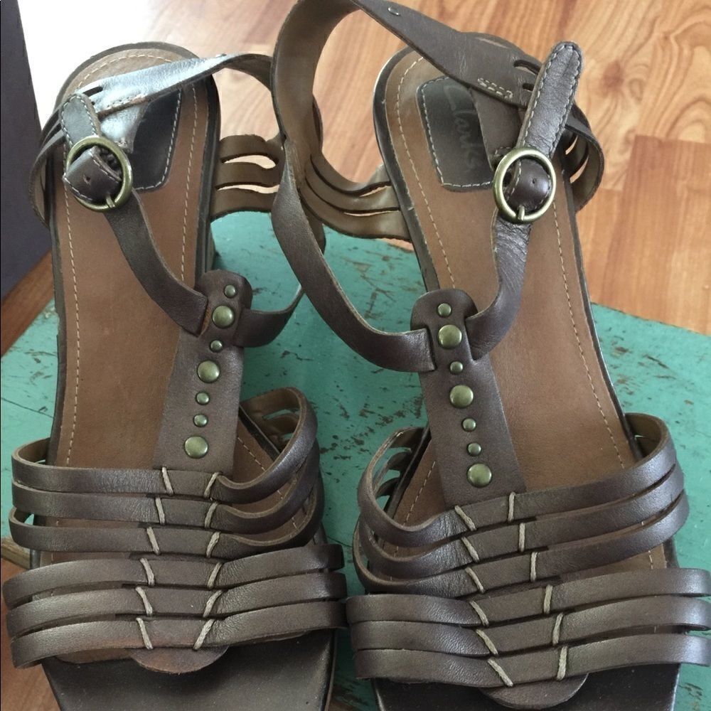 CLARKS Wedge Sandals